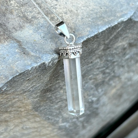 Crystal Point Necklace - Picture 7 of 16